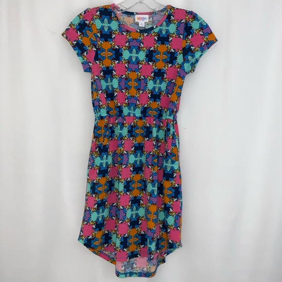 Girl’s LuLaRoe Donald Duck Dress Size 10 - Picture 1 of 3